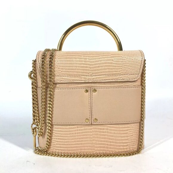 Chloe logo Abbey Rock Small 2WAY Hand Bag Crossbody Pochette Shoulder Bag - Picture 3 of 13